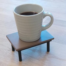 3d-printable-Kaffee-Tisch-Untersetzer home 3d print model - Mito3D