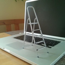 3d-printable scale model ladder game 3d print model - Mito3D