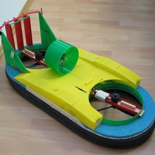 3d-gedruckte hovercraft Spiel rc-Fahrzeuge tvy Technologie Stamm Dampf Wissenschaft makeitfloat high-school engineering 3d print model - Mito3D