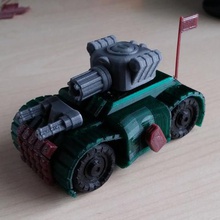 3dracers battle tank gadget 3d print model - Mito3D