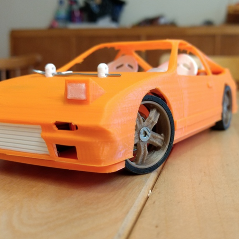 3drc 124 awd drift car game rc 3D print model - Mito3D