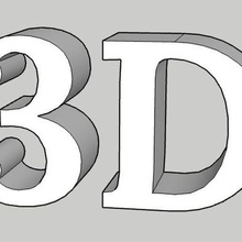 3d stampante lettera figura testo parola soggetto cults3d 3d print model - Mito3D