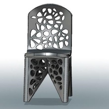3dspirit voronoi cadeira casa 3d print model - Mito3D