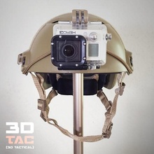 3dtac gopro nvg airsoft helmet mount game mich emerson fast sturdy fun easy print kit strong 3d print model - Mito3D