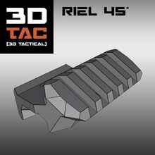 3dtac 45 rail gadget airsoft impresion 3d tactico marcadora paintball printing tactical mexico accesories design cool easy 3d print model - Mito3D