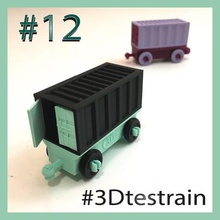 3dtestrain 12 brio lego compatible game testrain toytrain train toy 3d print model - Mito3D
