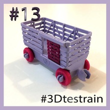 3dtestrain 13 brio compatible game testrain toytrain freight train toy 3d print model - Mito3D