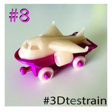 3dtestrain 8 brio compatible game plane airplane testrain toytrain train toy 3d print model - Mito3D