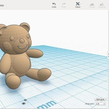3dtinker bear tool tinkercad 3d printing tests 3d print model - Mito3D