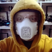 3 l lik maskesi aracı maskeleri covid covid19 yüz maske 3d print model - Mito3D