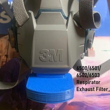 3m 6500 6501 6502 6503 visage masque soupape d'échappement filtre moitié respirateur covid 19 expirez l'expiration filterr 3d print model - Mito3D