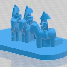 3mm french napoleonic collection 3d print model - Mito3D