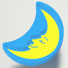 3pc Luna viso bagno bomba muffa 3d print model - Mito3D