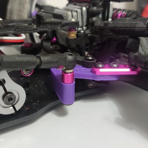 3racing sakura d4 timone braccio rinforzata rc 3D print model - Mito3D