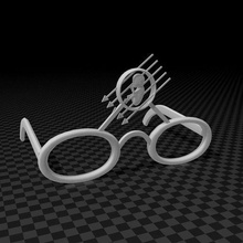 3rd occhio occhiali sole concetto design 3d print model - Mito3D