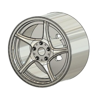 3sdm 335 fx2 rims diecast 1 64 scale Game hotwheels toys car rc vehicle wheels majorette tomica 3d print model - Mito3D