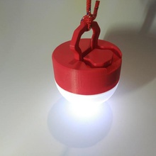 3w led camping lamp tool light flashlight lantern outdoor 18650 reloadable 3d print model - Mito3D