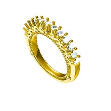 300womens especial de la banda modelo cad 3d joyería stl del anillo bodas Modelo compromiso 3d print model - Mito3D