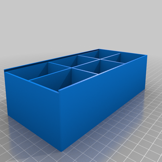 3x2 boîte Accueil maison personnalisé organisation Bureau bureau 3d print model - Mito3D