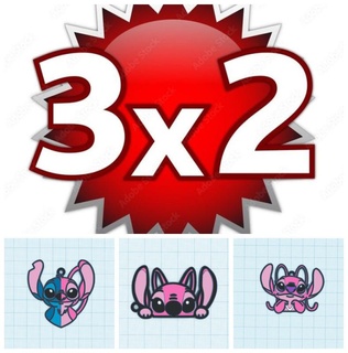 3x2 promotion angel stitch keyrings 3d print model - Mito3D