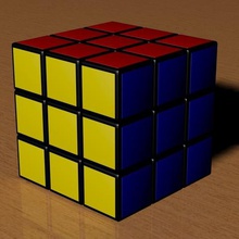 3x3 rubiks cube jogo quebra-cabeça magia brinquedo jogar 3d modelo max fbx poli vezes a caixa rubic 3d print model - Mito3D