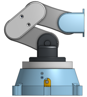 4 axis robótico brazo robot juguete cobot colaborativo arduino 3d print model - Mito3D
