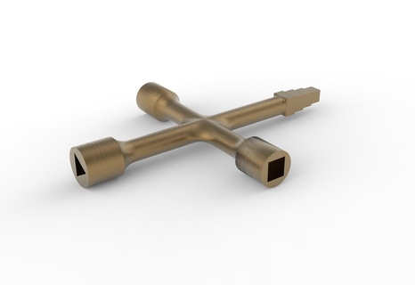 4-in-1 universal utility key & radiator valve 3d model Tools multi-tool gas meter water diy tools tool 3d print model - Mito3D