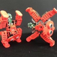 De 4 patas para caminar robot x tipo de pie titular gadget la robótica el La impresión en 3d 3d print model - Mito3D