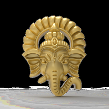 4 sizes Ganesha cara joyería joya ganesh pendant Arte ganapati ganesha face 3d print model - Mito3D