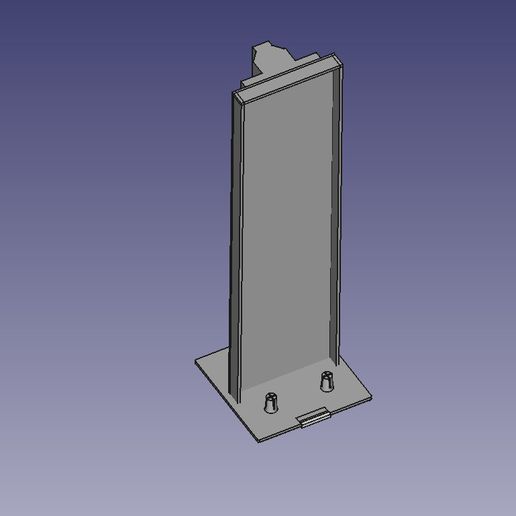 4040 fente rail insérer espace rangement outil freecad 3D print model - Mito3D