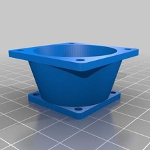40 30 ventilateur adaptateur personnalisé 3d_printing 3d print model - Mito3D