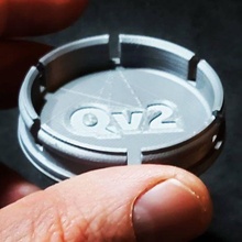 40 mm rueda cubo gorra fíat logo herramienta auto accesorio borde tapa cubos repuesto 3d print model - Mito3D
