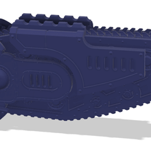 40k big reaper titan style chainfist game adeptus titanicus reaver warhammer 3d print model - Mito3D