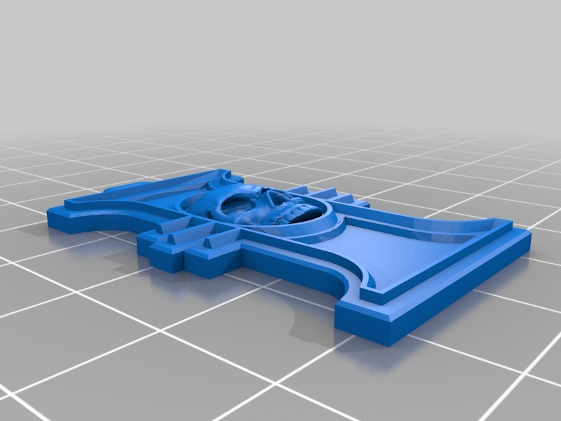 40k inquisição phone charme moda inquisitorial distintivo martelo guerra acessórios adereços 3D print model - Mito3D