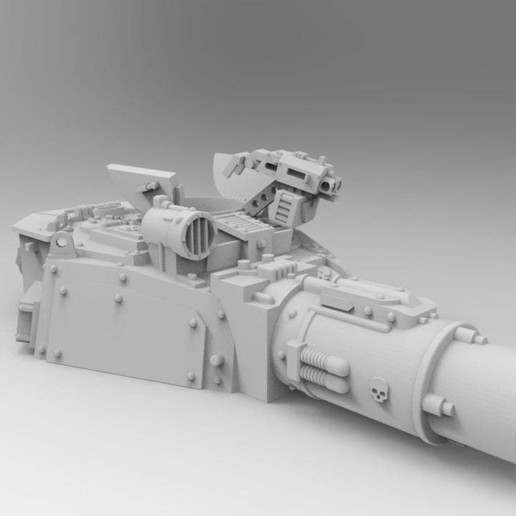 40k pintle storm bolter game toy accessories warhammer leman russ imperial guard astra militarum 3D print model - Mito3D