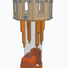 40k pringles torre primaris 40000 ajuste 3d print model - Mito3D