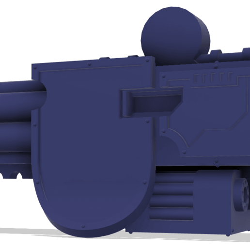 40k small titan wall lord hellstorm cannon game warlord adeptus titanicus warhammer 3D print model - Mito3D
