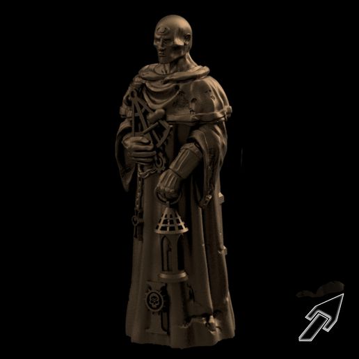 40k statue 3 4 Jeu marteau guerre terrain tuer l'équipe wargaming nécromonde 40 000 3D print model - Mito3D