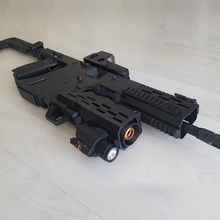40mm airsoft granade launcher kriss vector style game war weapon fun toy aeg tokyo maroui krytac amoeba ltc ares duel code specna arms Kriss 3d print model - Mito3D