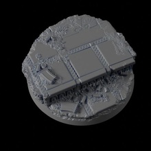 40mm base urban 01 game miniature 40k 3d print model - Mito3D