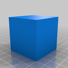 40mm cube tool calibration square test print 3d printing tests 3d print model - Mito3D
