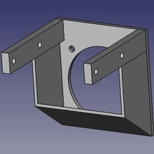 40mm fan mount wade's extruder tool 3d printer parts 3d print model - Mito3D