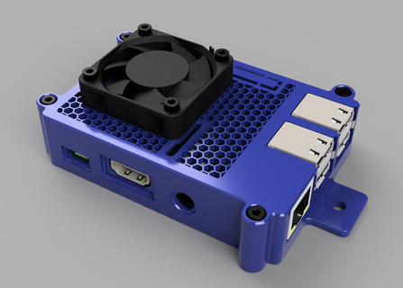40mm ventilateur Cas gaine framboise pi 3b+ mkellsy 3 3d imprimante accessoires 3d print model - Mito3D