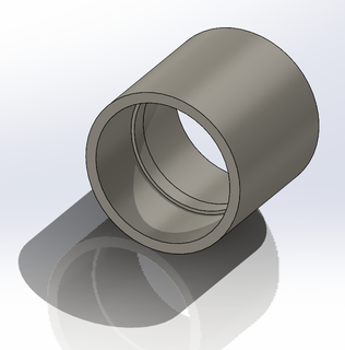 40mm adecuado conexión cloruro polivinilo tubería 3d print model - Mito3D