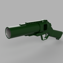 40mm greande pistol grenade airsoft m4 ar-15 toy sniper taginn granade launcher 3d print model - Mito3D