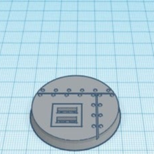 40mm starship manufactorum bases tool 3d printing miniatures base 3d print model - Mito3D