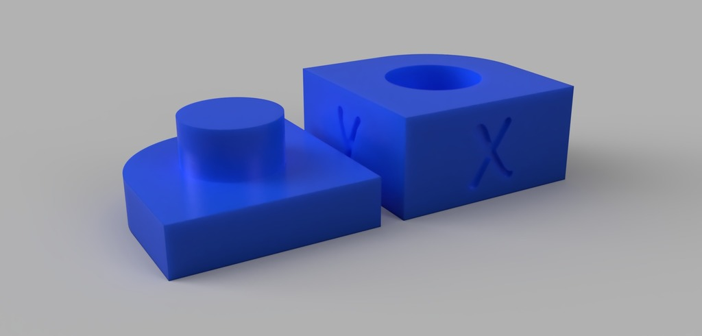 40mm xyz calibration cube w engineering fits 3d printing tests  3D print model - Mito3D