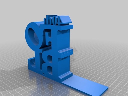 40th bookend2 3d stampa 3d print model - Mito3D