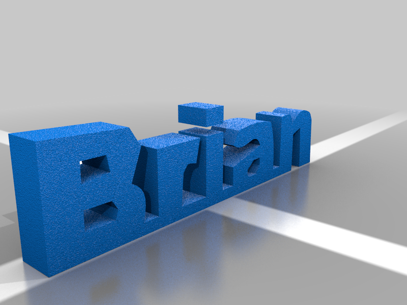 alli booga brian names photoship models 3D print model - Mito3D