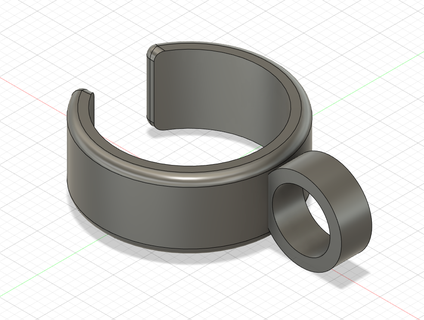 420 roh Kegel Joint Halter Unterstützung Ring Rauchen Gras 3d print model - Mito3D